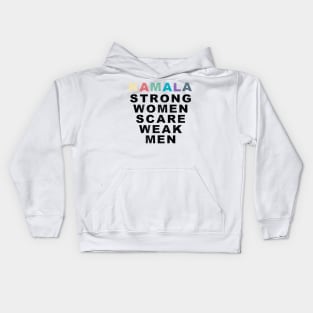 Kamala Strong American Women Leader The Future is Female Girl Power Kids Hoodie